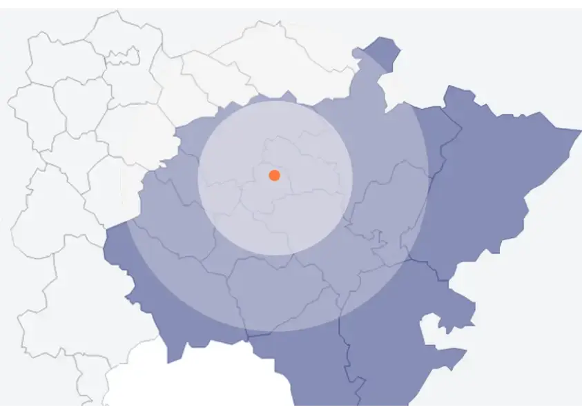 регионы доставки