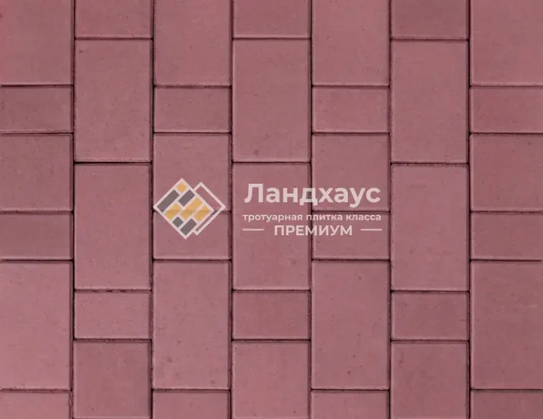 тротуарная плитка ландхаус красный_